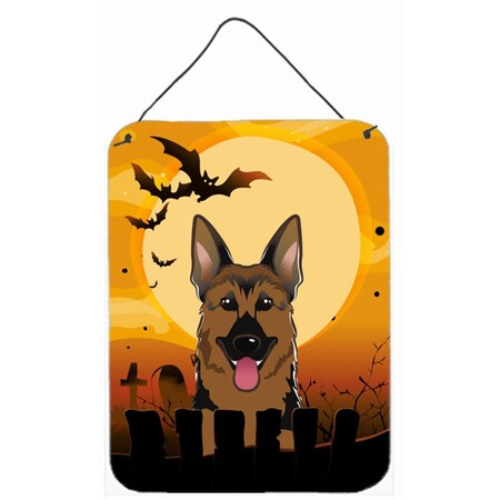 Carolines Treasures Halloween German Shepherd Wall and Door Hanging Prints BB1769DS1216